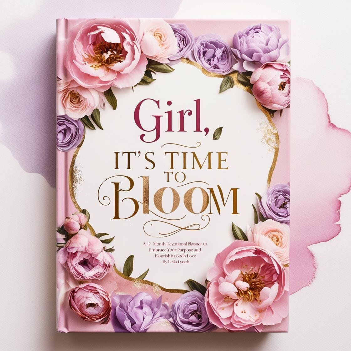 Girl It's Time To Bloom Planner